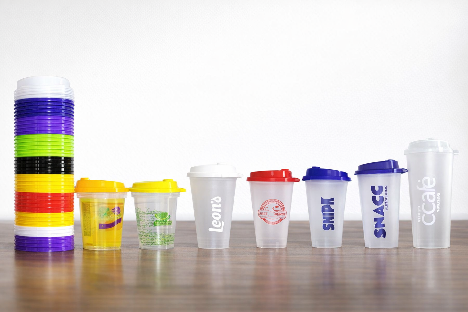 Thinwall sipper glass with offset printing