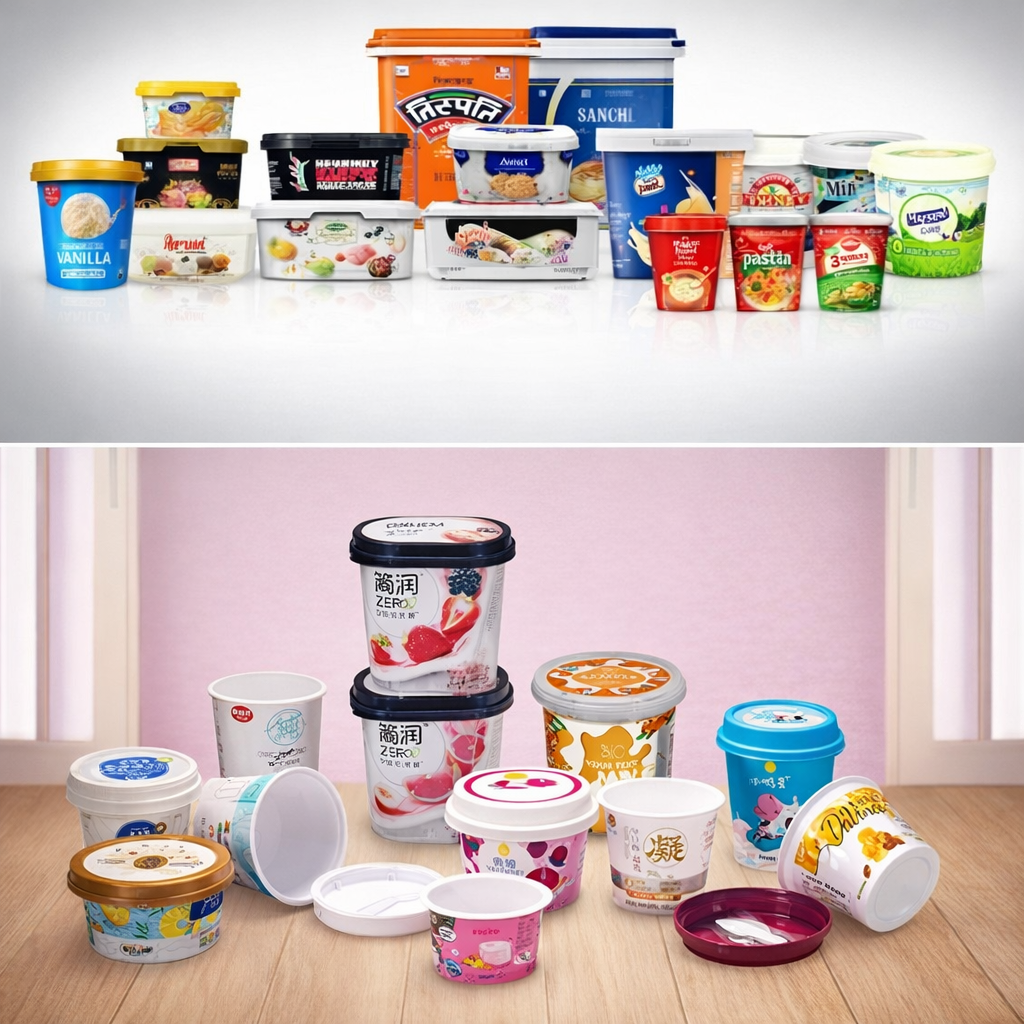 IML plastic containers